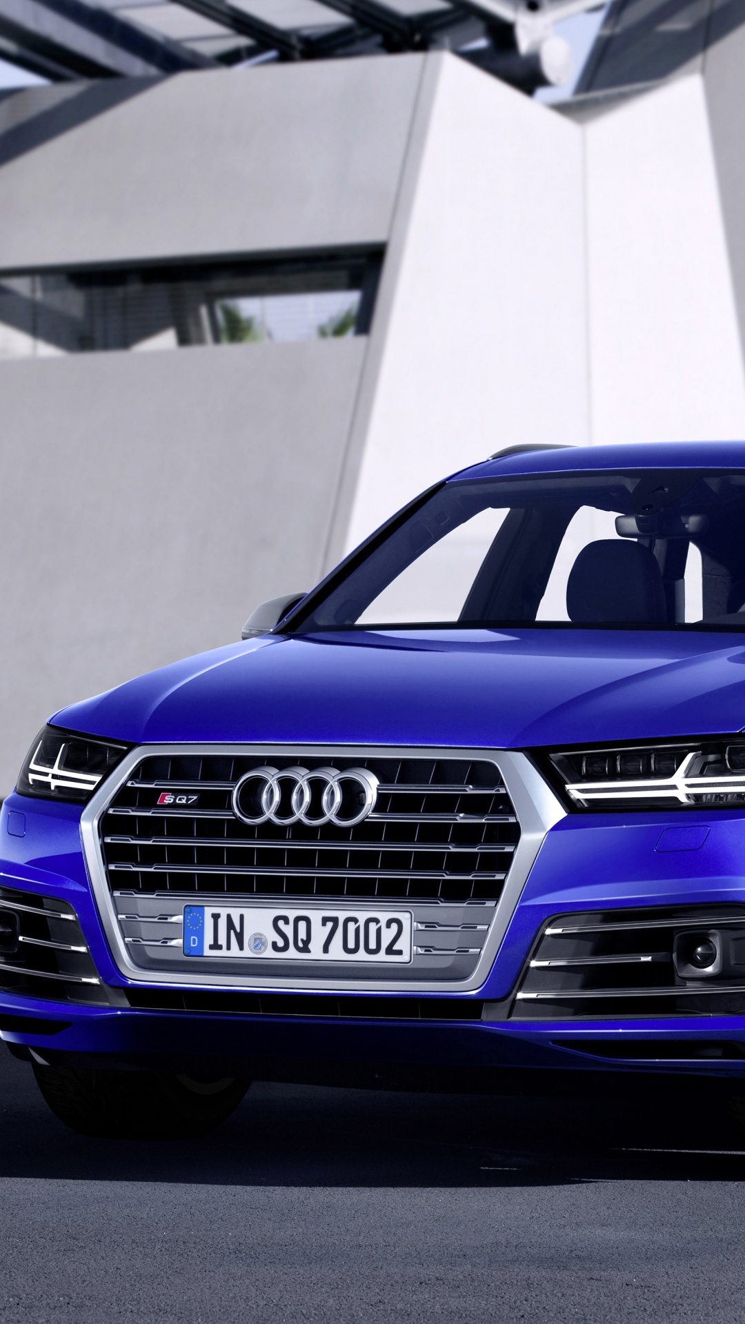 Grayscale Photo of Audi a 4 Sedan. Wallpaper in 1080x1920 Resolution