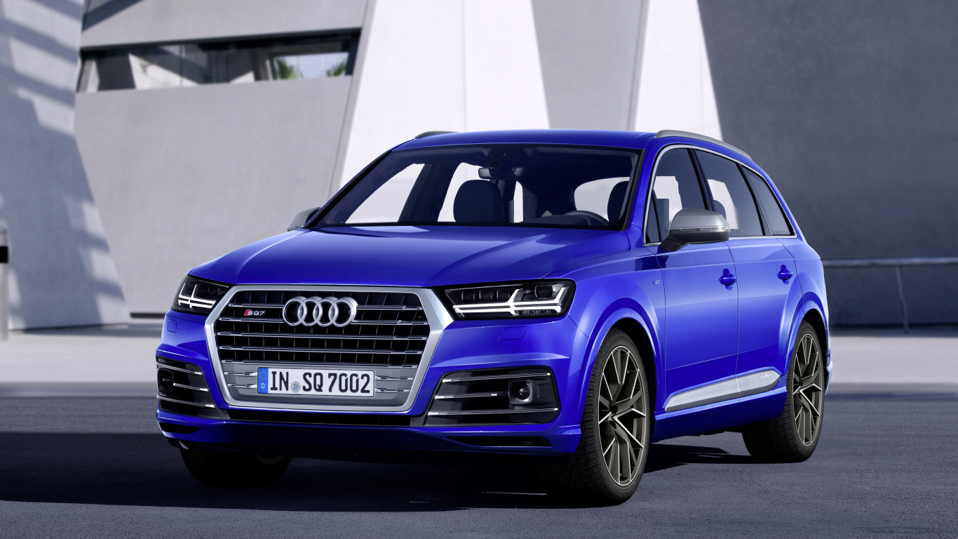 Graustufenfoto Von Audi a 4 Limousine. Wallpaper in 1366x768 Resolution