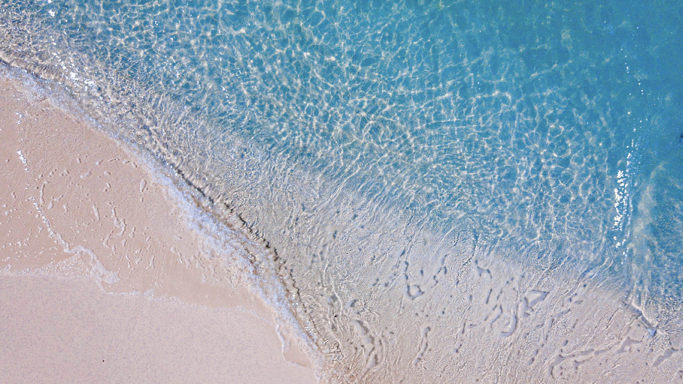Agua, Oceano, Arena, Mar, Azul. Wallpaper in 1366x768 Resolution