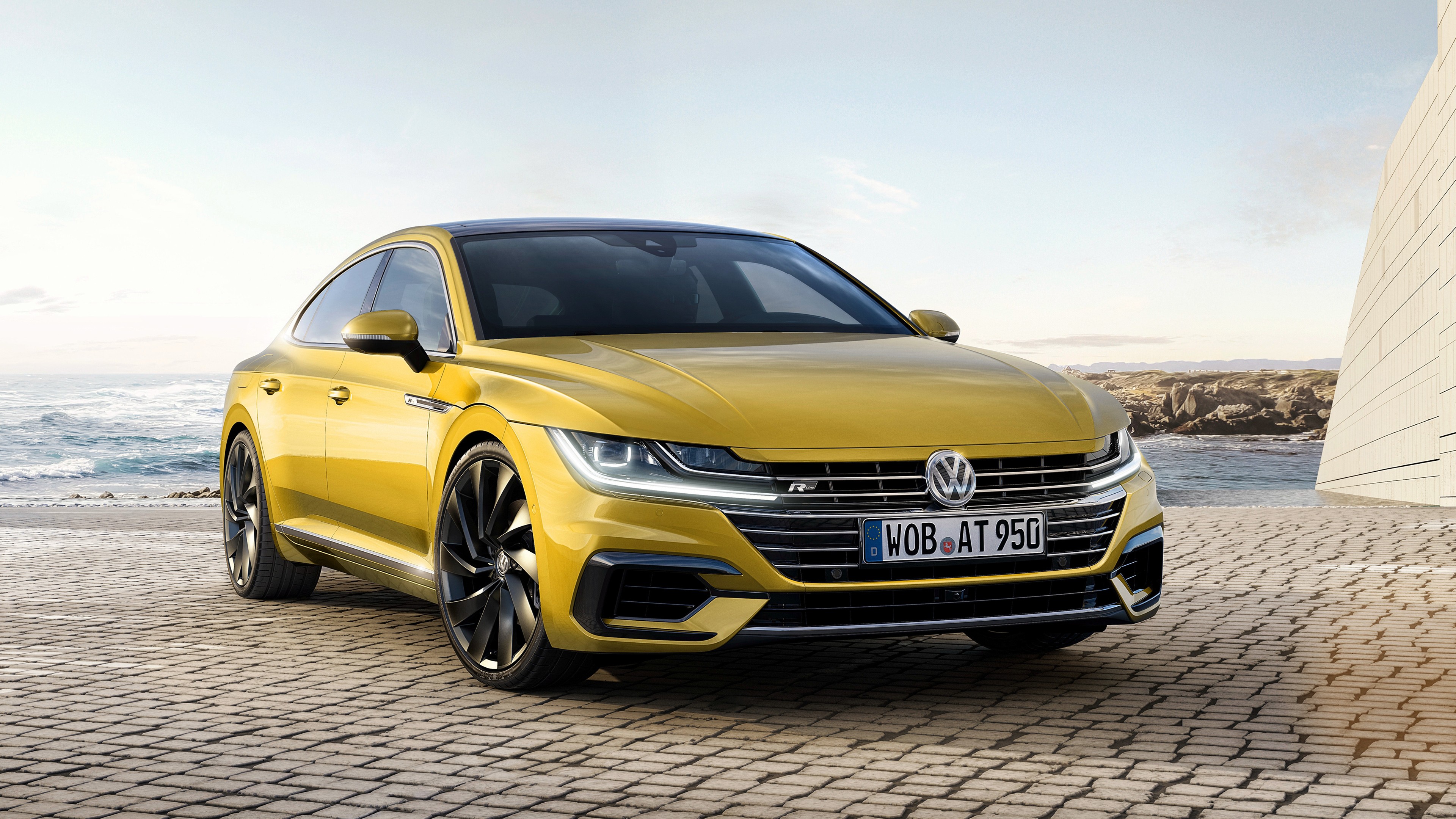 vw Arteon, 2019 Volkswagen Arteon, 2020 Volkswagen Arteon, Volkswagen Scirocco, Volkswagen Cc. Wallpaper in 3840x2160 Resolution