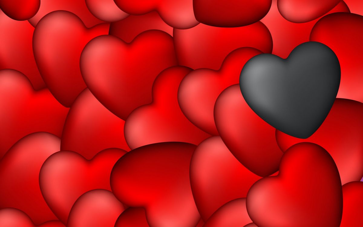 Prediseñadas en Forma de Corazón Rojo. Wallpaper in 2880x1800 Resolution
