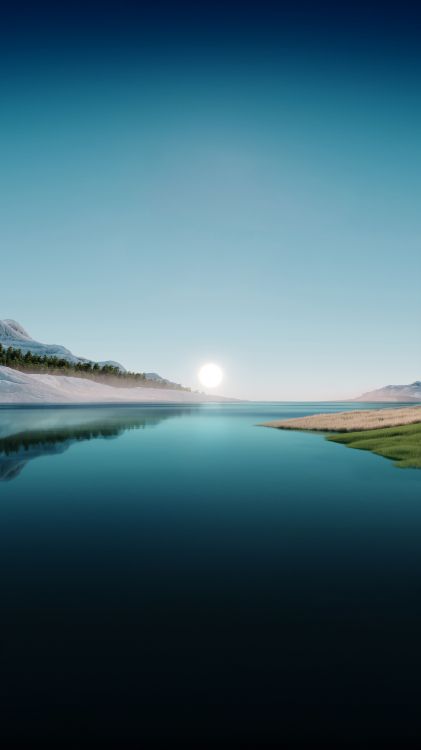 Wasser, Wasserressourcen, Naturlandschaft, See, Bank. Wallpaper in 3700x6576 Resolution