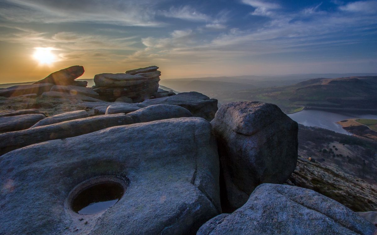 Natur, Rock, Cloud, Morgen, Horizont. Wallpaper in 2560x1600 Resolution