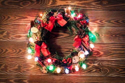 Image Christmas Day, garland, wreath, new year, holiday