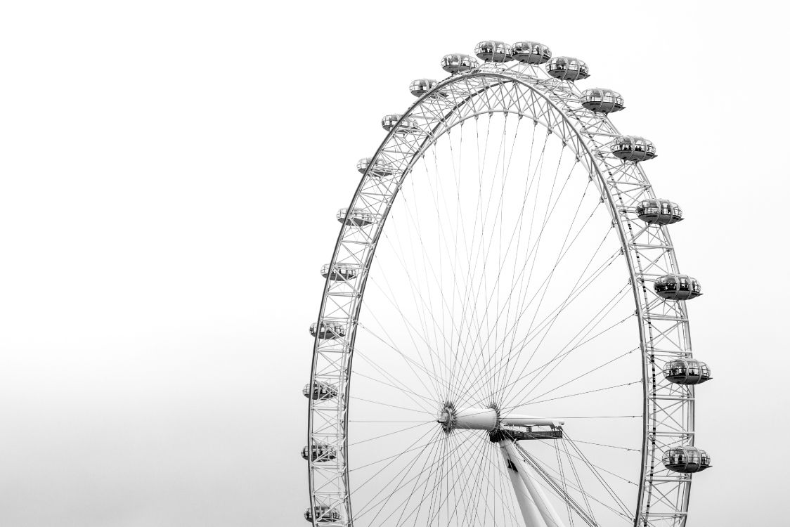Riesenrad, London Eye, Themse, Big Ben, Sehenswürdigkeit. Wallpaper in 4624x3083 Resolution