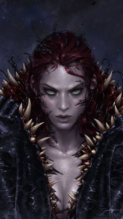 Variante de Venin Mary Jane, Mary Jane Watson, Eddie Brock, Donny Chat, Venin. Wallpaper in 2160x3840 Resolution