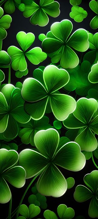 T-shirt, de Diamants, Vêtement, T-shirts de la Saint-Patrick, Green. Wallpaper in 1080x2400 Resolution