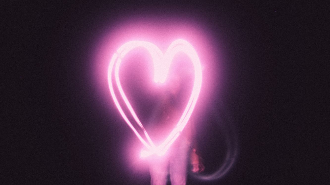 love, heart, light, pink, graphics