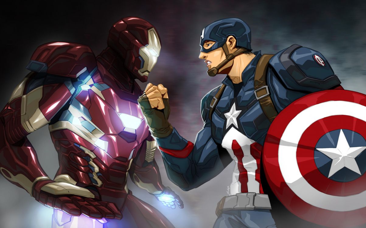 Mann im Blau-weißen Langärmeligen Hemd Mit Roter Und Lila Ballillustration. Wallpaper in 3103x1933 Resolution