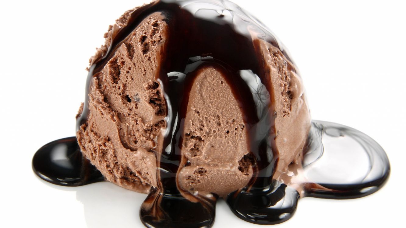 chocolate cake with chocolate syrup