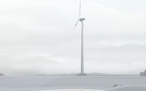 Image white wind shield on gray asphalt road during daytime