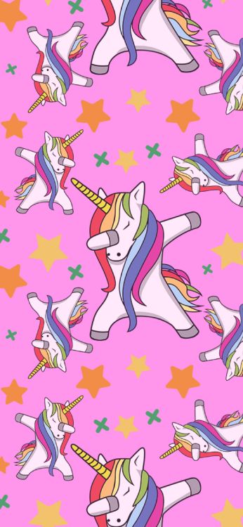 unicorn, cartoon, design, pink, art