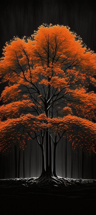 Érable, Garden, Guide, Nuit, D'autres. Wallpaper in 1080x2400 Resolution