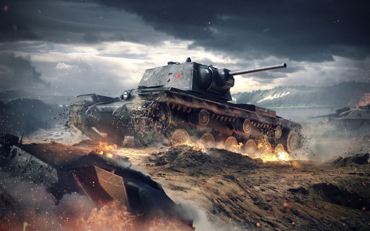 World of Tanks, Wargaming, Véhicule de Combat, Véhicule à Moteur, Ciel. Wallpaper in 2880x1800 Resolution