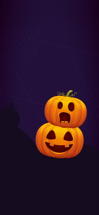 Helloween, 橙色, 杰克o灯笼, Calabaza, 产生 壁纸 1420x3073 允许