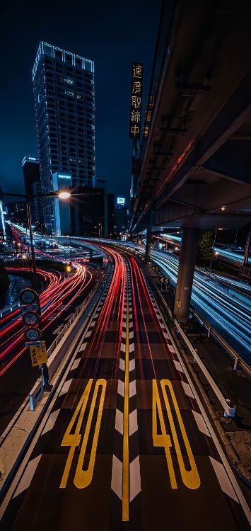 Building, Skyscraper, Infrastructure, Track, Electricity. Wallpaper in 1421x3000 Resolution