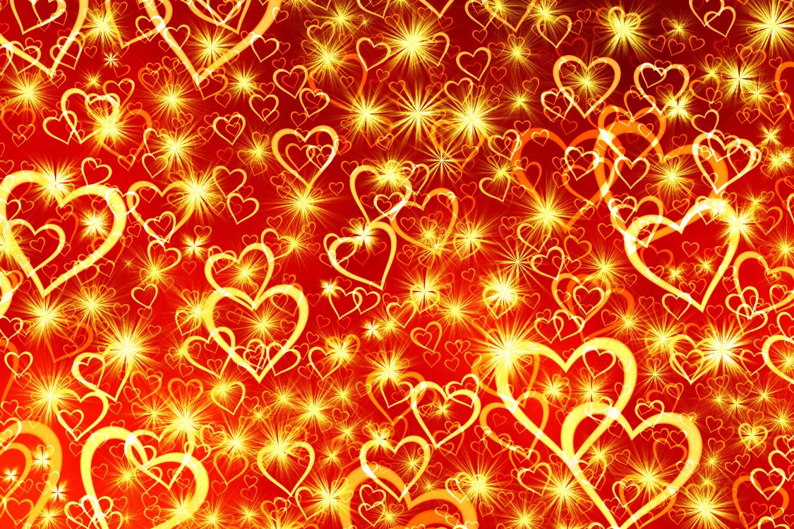 Cœur, le Jour de Valentines, Red, Jaune, Orange. Wallpaper in 6000x4000 Resolution