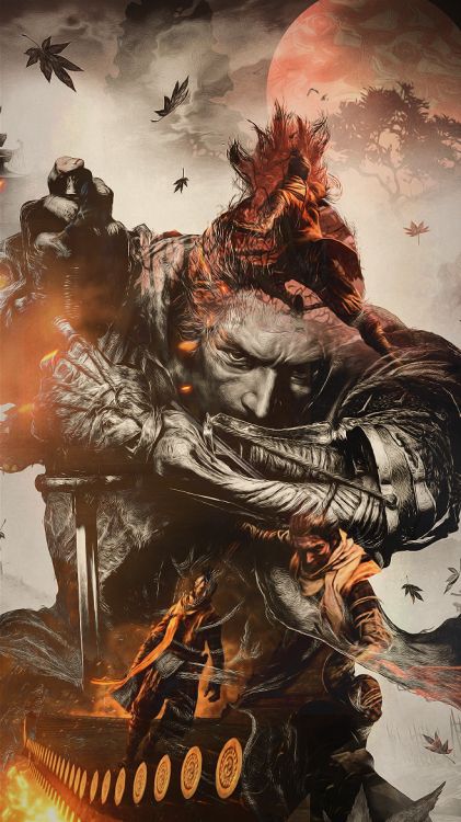 Sekiro: Shadows Die Twice, Genhiro Ashina, Playstation 4, Xbox One, Dark Souls. Wallpaper in 658x1171 Resolution