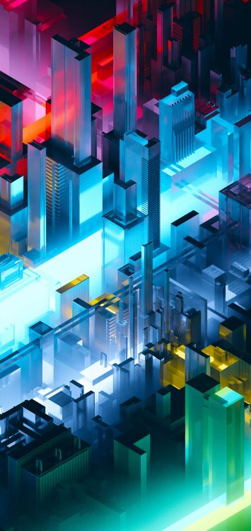 Architecture, Illustration, Conception, Graphisme, Blue. Wallpaper in 928x1960 Resolution