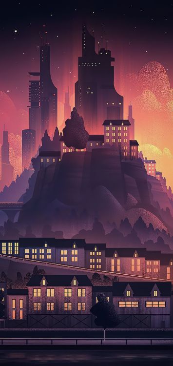 城市景观, 气氛, 光, 性质, 建筑 壁纸 1422x3000 允许