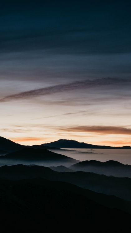 Ios, Ambiente, Ecorregión, Afterglow, Paisaje Natural. Wallpaper in 1440x2560 Resolution