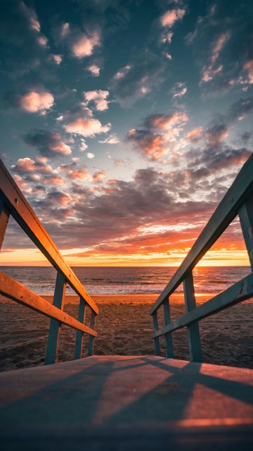 Image wait on you lord, cloud, water, atmosphere, afterglow