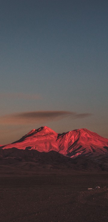 Image shield volcano, mountainous landforms, mountain, cloud, landscape