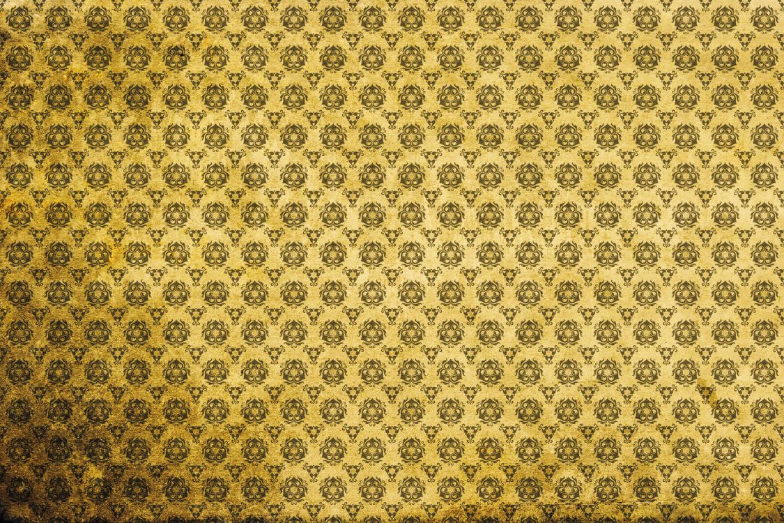 Gelb-weißes Florales Textil. Wallpaper in 3000x2000 Resolution