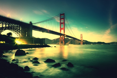 Image golden gate bridge san francisco california