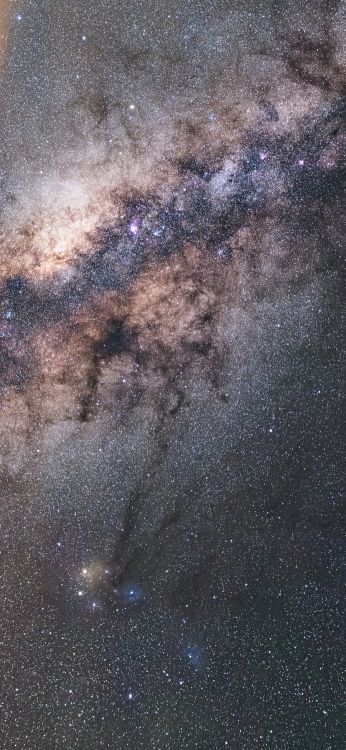 Vía Láctea, Galaxia, la Astrofotografía, Estrella, Morena. Wallpaper in 1080x2340 Resolution