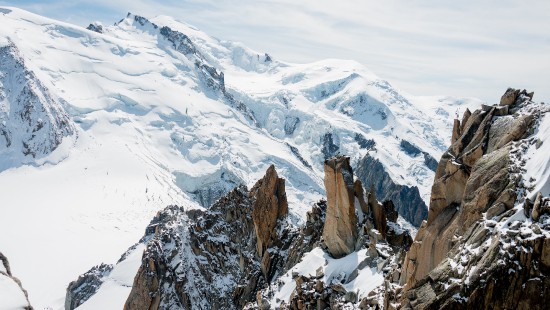 Image mont blanc, mountainous landforms, winter, mountain range, snow