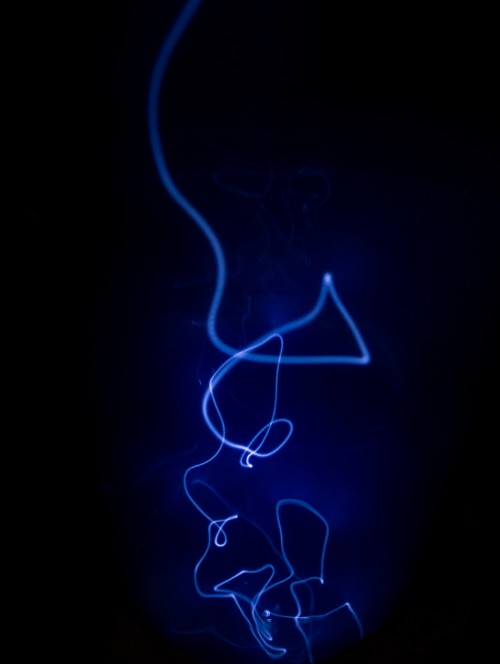 Image blue and white light illustration