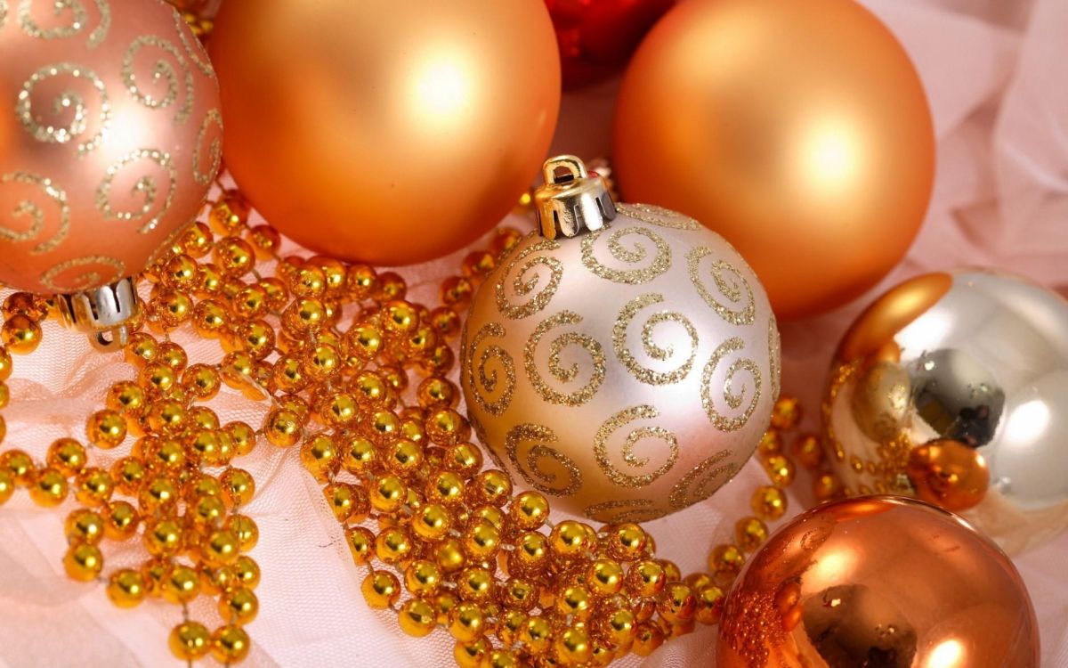 Weihnachtsdekoration, Gold, Schmuck-Herstellung, Weihnachtsbaum. Wallpaper in 1920x1200 Resolution