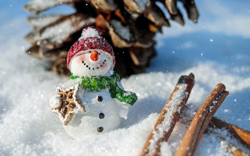 Image snowman, Christmas Day, winter, snow, freezing