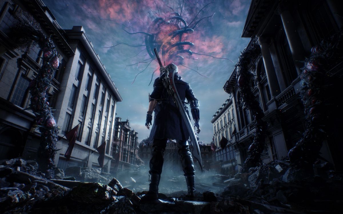 Wallpaper Devil May Cry 5 Nero Dante Devil May Cry Capcom Background Download Free Image