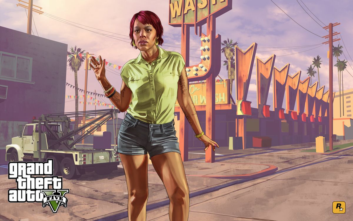 Grand Theft Auto v, Franklin Clinton, Rockstar Games, Diversión, Músculos. Wallpaper in 2880x1800 Resolution