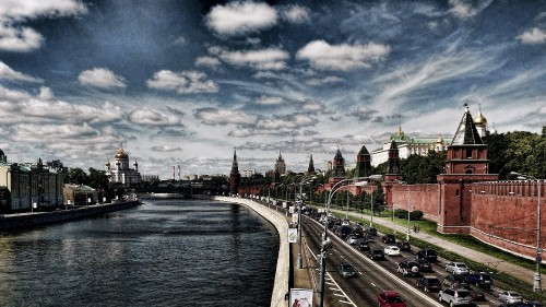 Image people walking on bridge over river during daytime