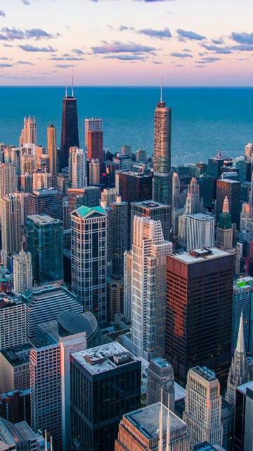 Image chicago downtown, furama restaurant, birchwood healthcare partners, water, skyscraper