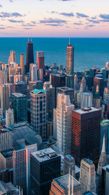 Image chicago downtown, furama restaurant, birchwood healthcare partners, water, skyscraper