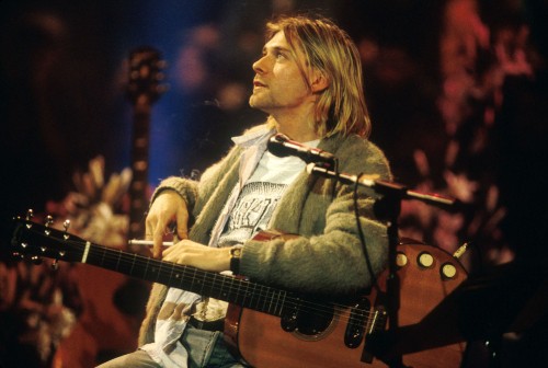 Image Nirvana, musician, music, guitar, string instrument