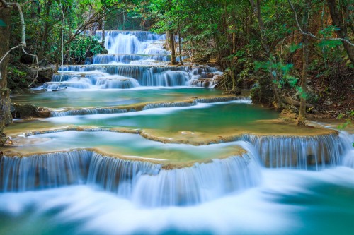 Image time lapse photography of river