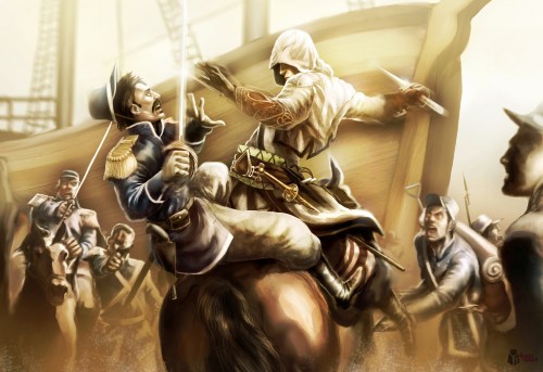 Image Assassins Creed III, assassins creed, mythology, Conquistador, art