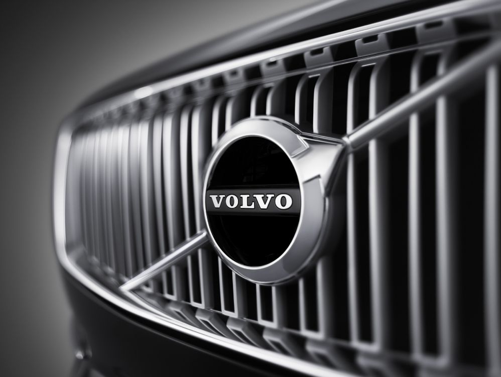 ab Volvo, Coches Volvo, Parrilla, en Blanco y Negro, Volvo. Wallpaper in 3800x2855 Resolution