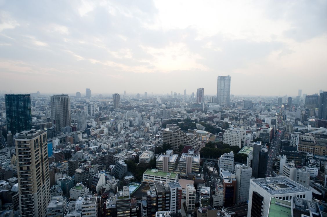 aerial view of city buildings during daytime