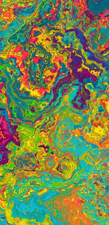 Image red yellow and blue abstract painting