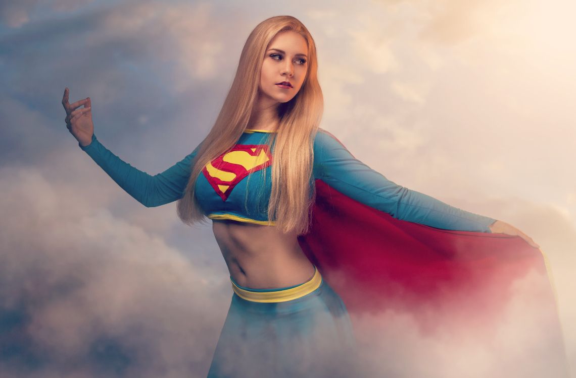 Cosplay, Supergirl, Beauté, Les Cheveux Longs, Blond. Wallpaper in 5085x3344 Resolution