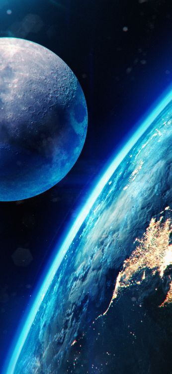 气氛, Xigua Video, 光, 性质, Azure 壁纸 1407x3045 允许