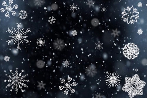 Image snowflake, snow, pattern, design, winter