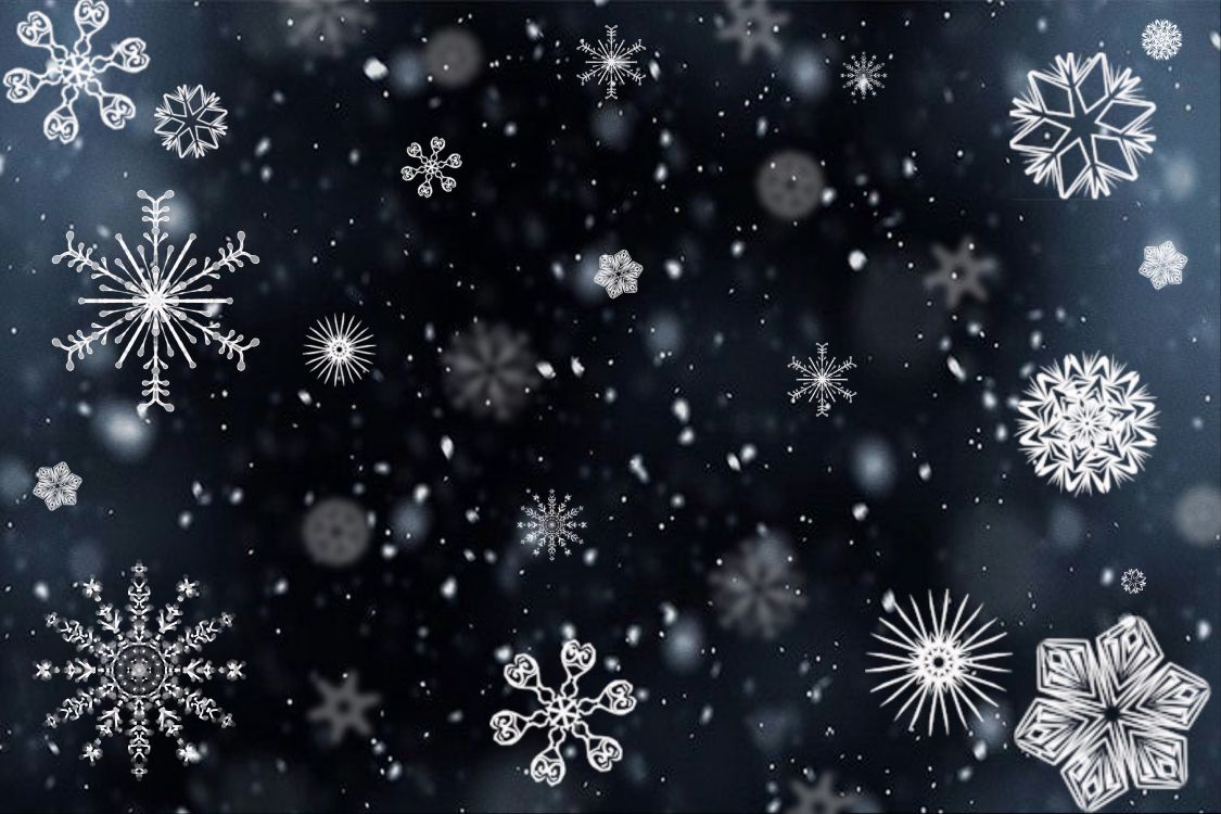 snowflake, snow, pattern, design, winter