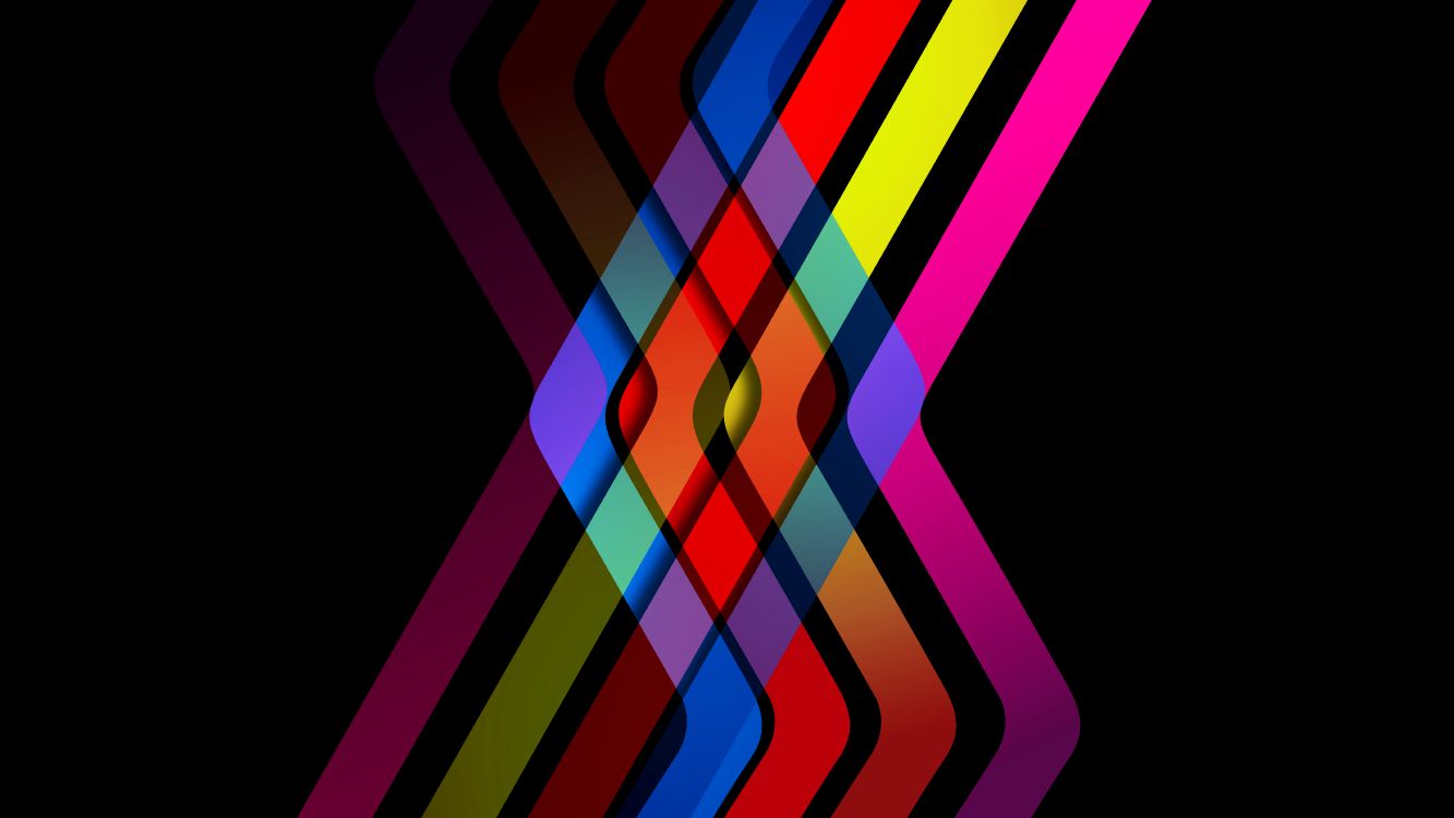 Simetría, Rectángulo, Arte, Triangulo, Magenta. Wallpaper in 7680x4320 Resolution